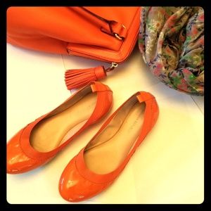 Banana republic leather flats